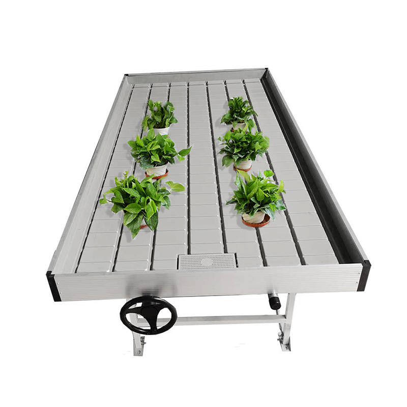 High Quality Garden Greenhouse Ebb And Flow Rolling Bench