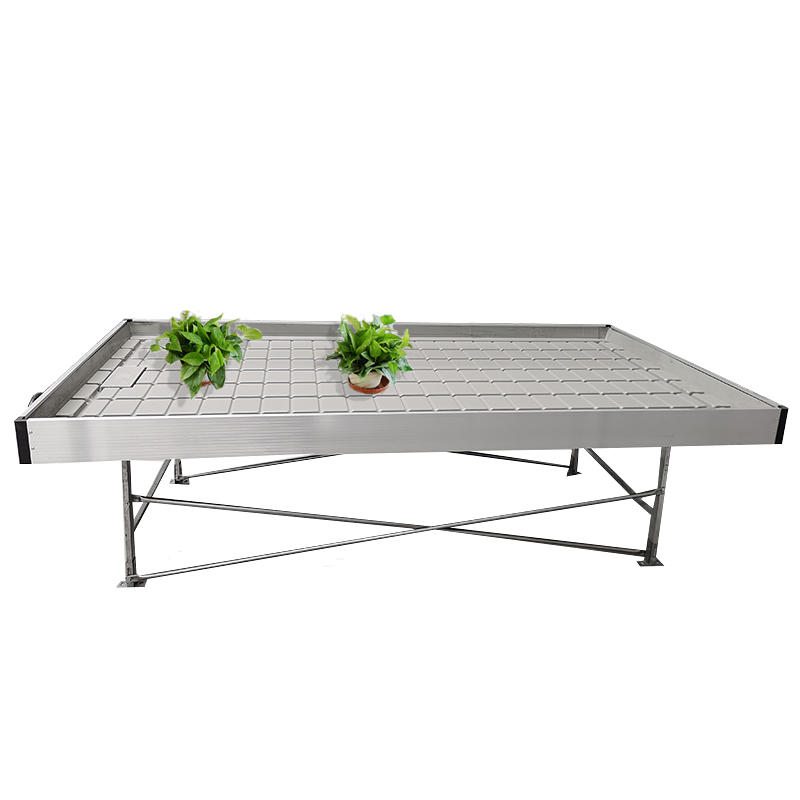 Ebb and Flow Flood Table Hydroponic Rolling Bench for Plants