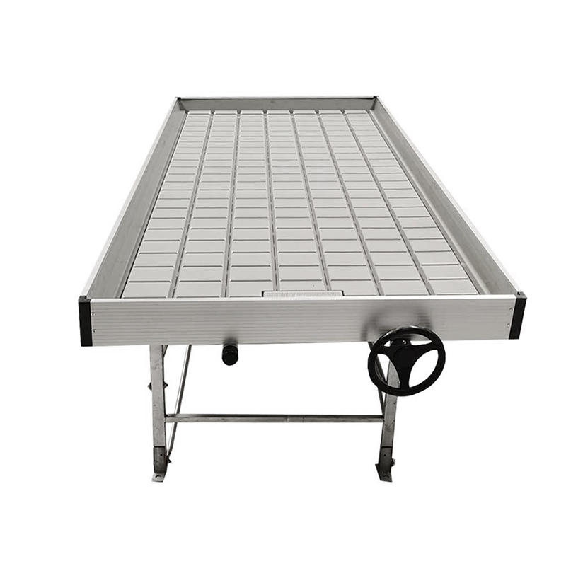 Single-Span Agricultural Garden Greenhouse Hydroponics Ebb and Flow Rolling Bench