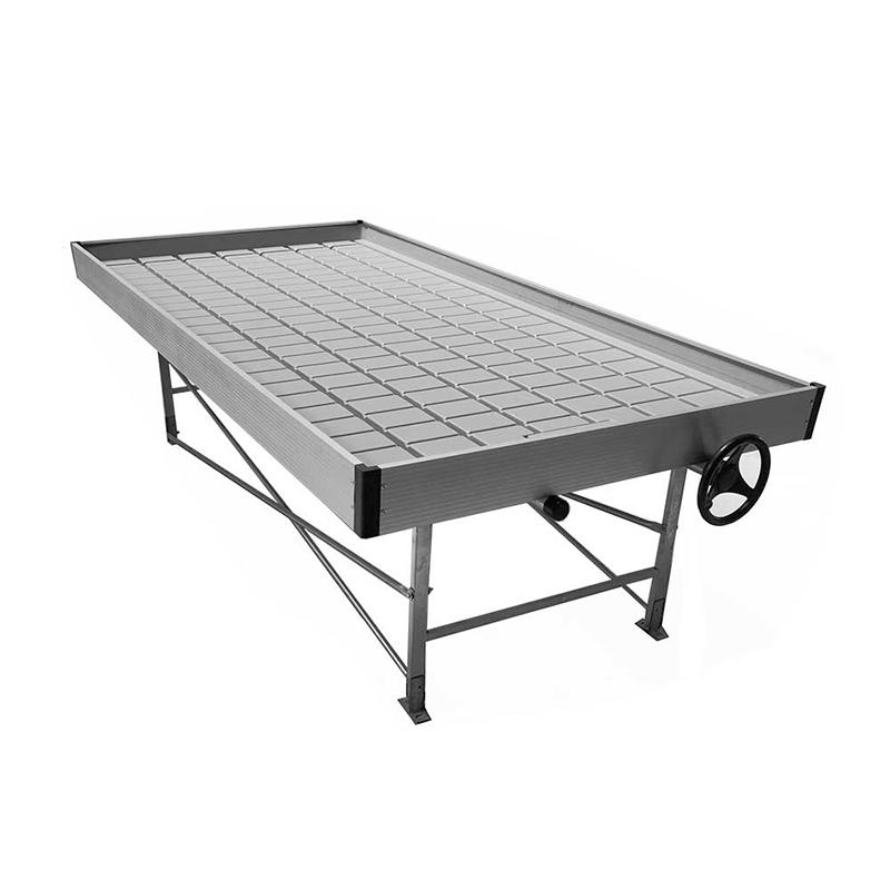 4 x 12 ft Factory Price Hydroponic Flood Tables Garden Greenhouse Ebb And Flow Rolling Benches