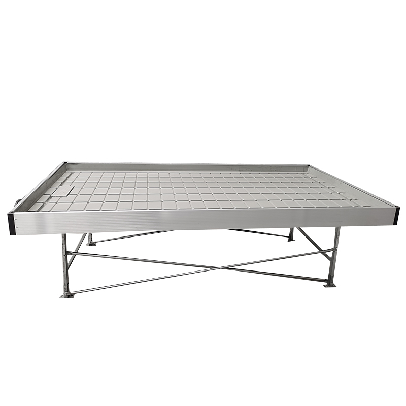 Efficient Rolling Table Hydroponic Outlet Ebb and Flow Bench Systems Rolling Benches