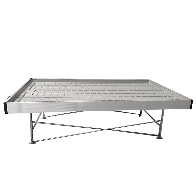 Efficient Rolling Table Hydroponic Outlet Ebb and Flow Bench Systems Rolling Benches