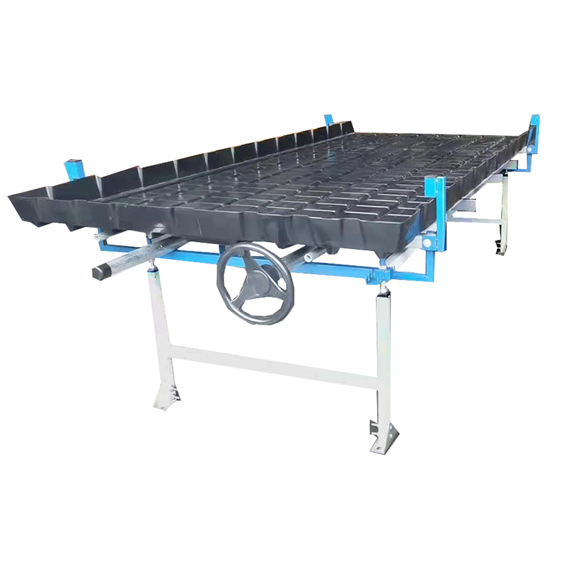 Black Grow Trays with Ebb and Flow Table