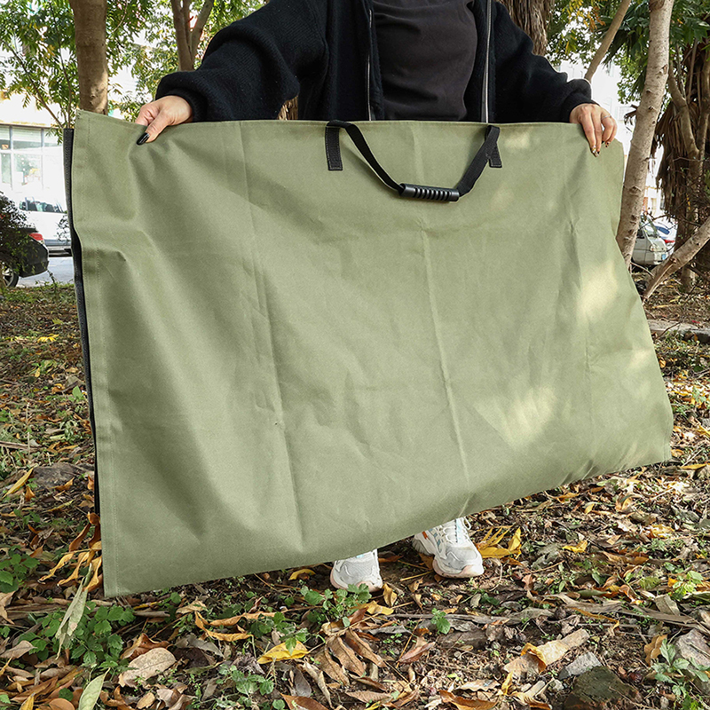 Leaf Bag for Collecting Leaves, Reusable Heavy Duty Gardening Bags, Yard  Waste Tarp Garden Lawn Container Gardening Tote Bag-Tarp Trash