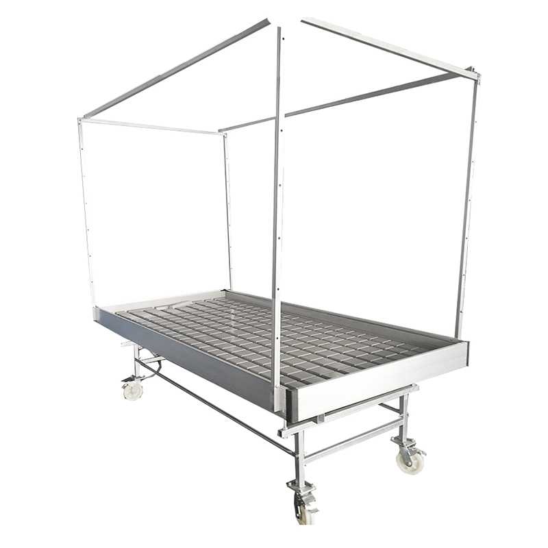 China Cheap Rolling Bench Greenhouse Hydroponic Ebb and Flow Table Grow Table
