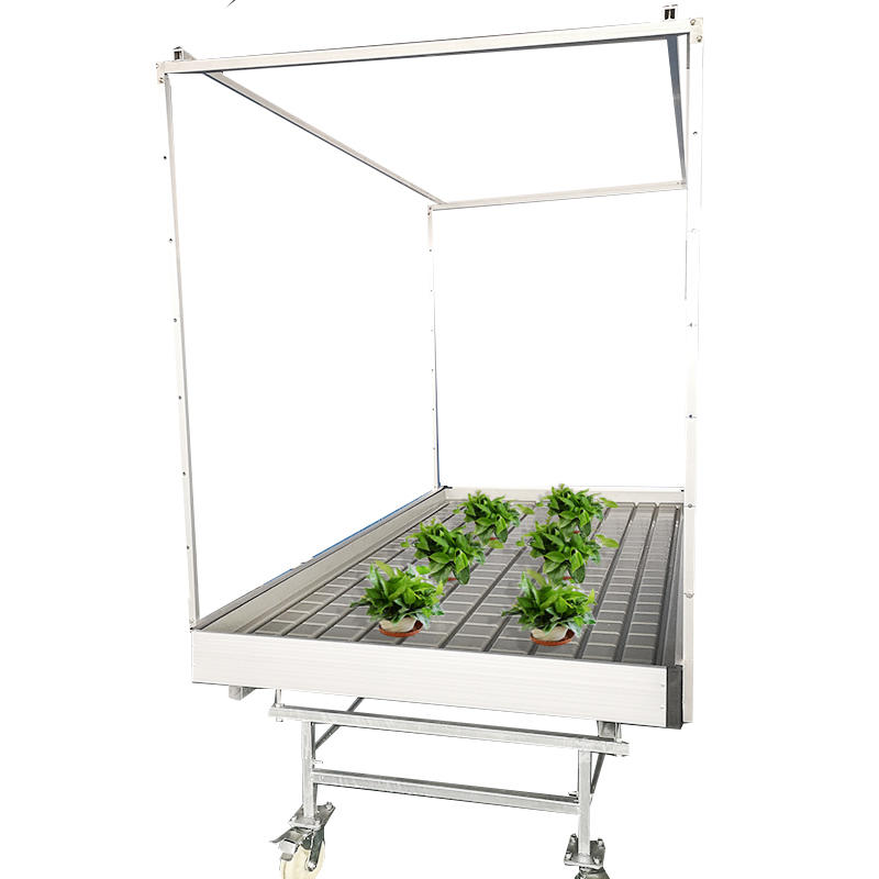 Hydroponics Greenhouse Ebb and Flow Grow Table Rolling Bench Hydroponic Rolling Tables