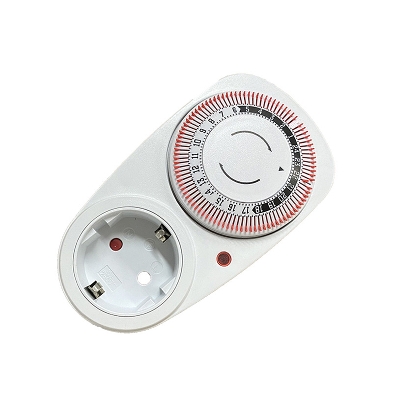 24 Hour Plug-in Mechanical Electrical Outlet Timer Switch Programmable Indoor Sand Timer For Grow Tent String Lights Timer