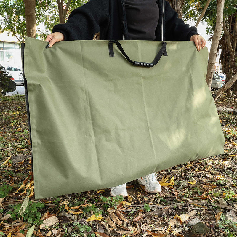 Canvas Garden Leaf Tarp Bag