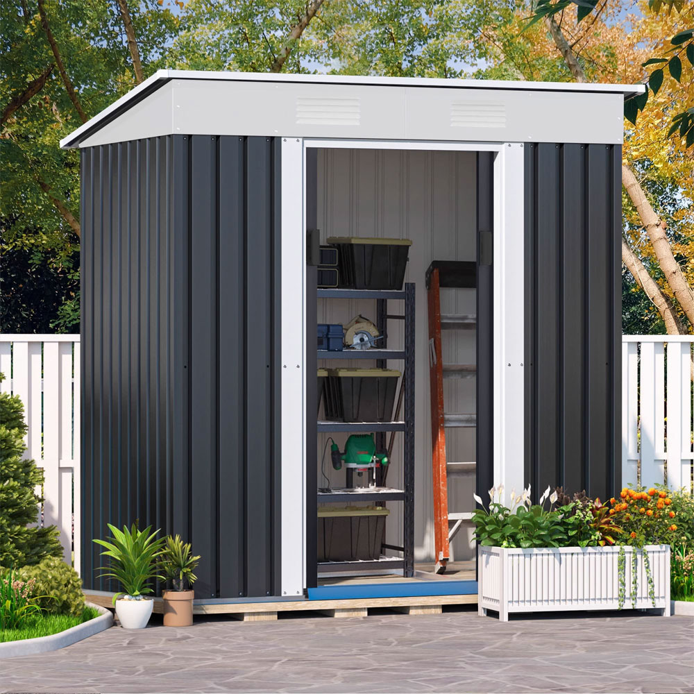 Back Yard Metal Storage Shed