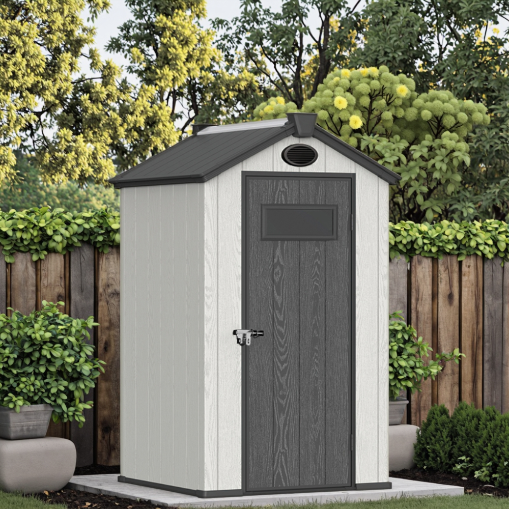 PLASTIC GARDEN STORAGE SHED