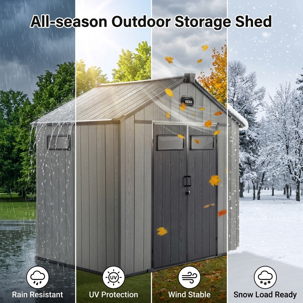 OUTDOOR PLASTIC SHED