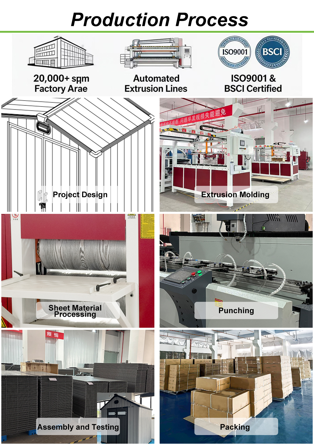 outdoor plastic shed factory