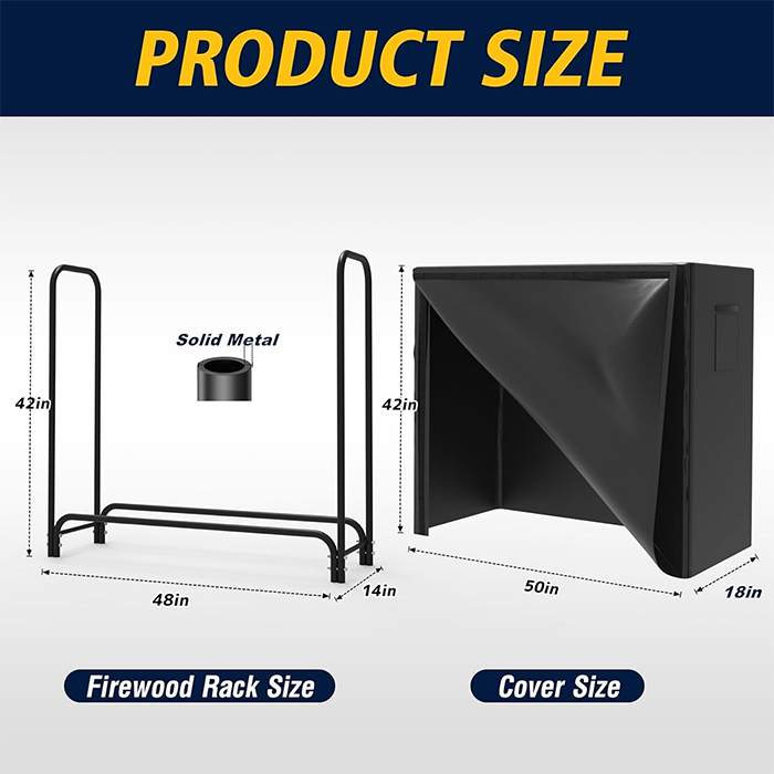 Metal Pile Stacker Firewood Holder