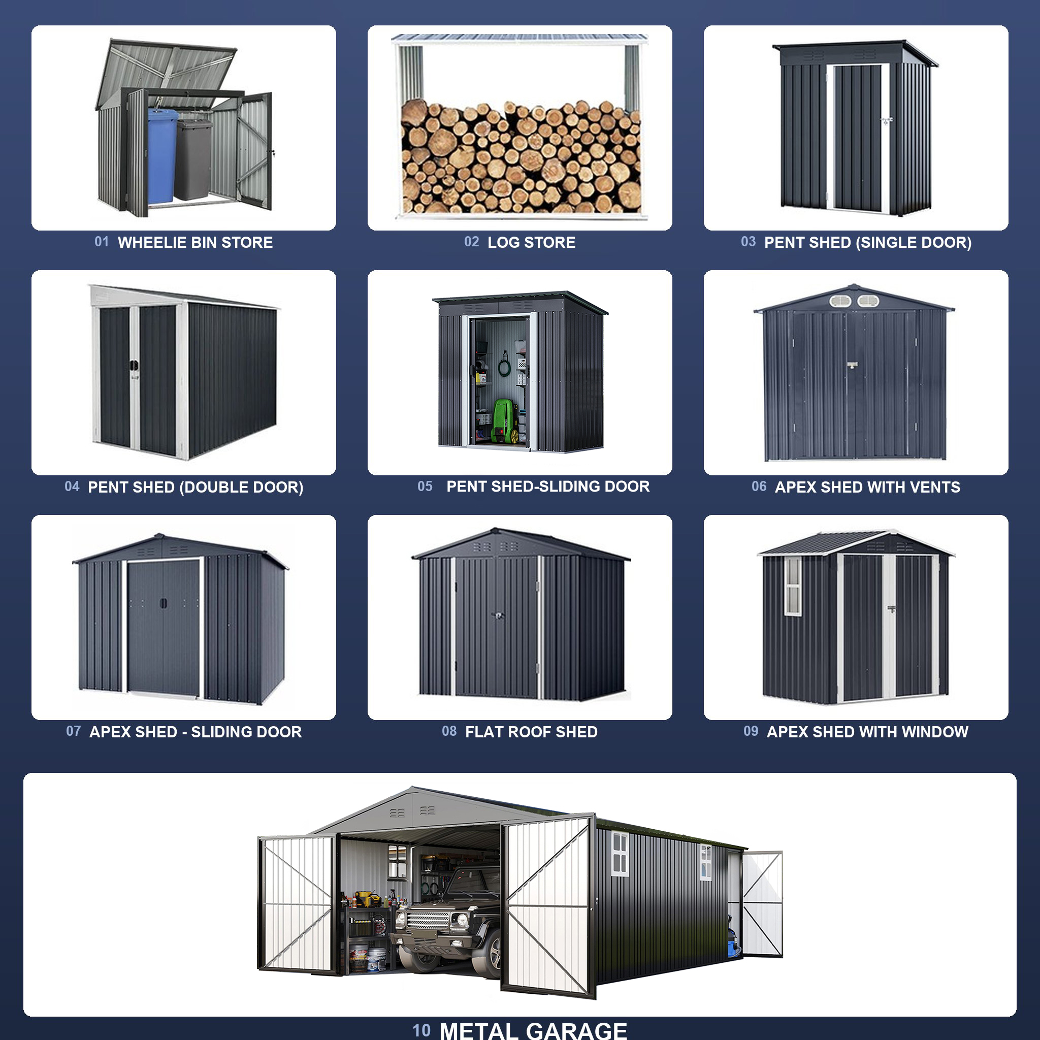 Custom Metal Sheds