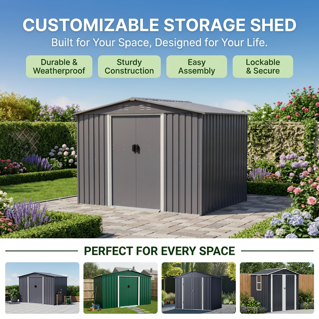 Small Steel Storage Shed