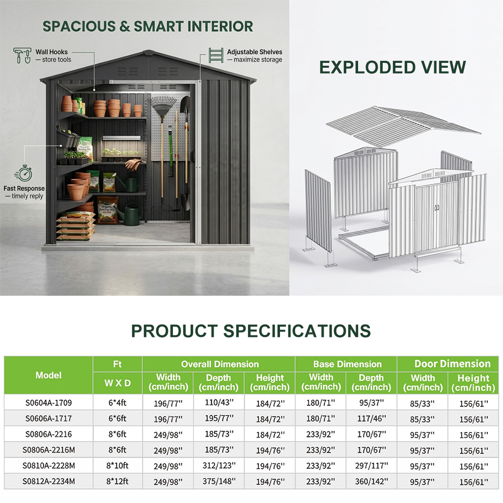 Small Steel Storage Shed