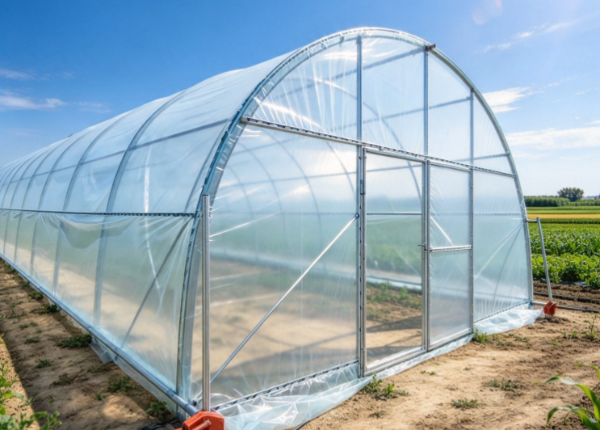 GalvanizedPipeGreenhouseFrame1 Galvanized Pipe Greenhouse Frame