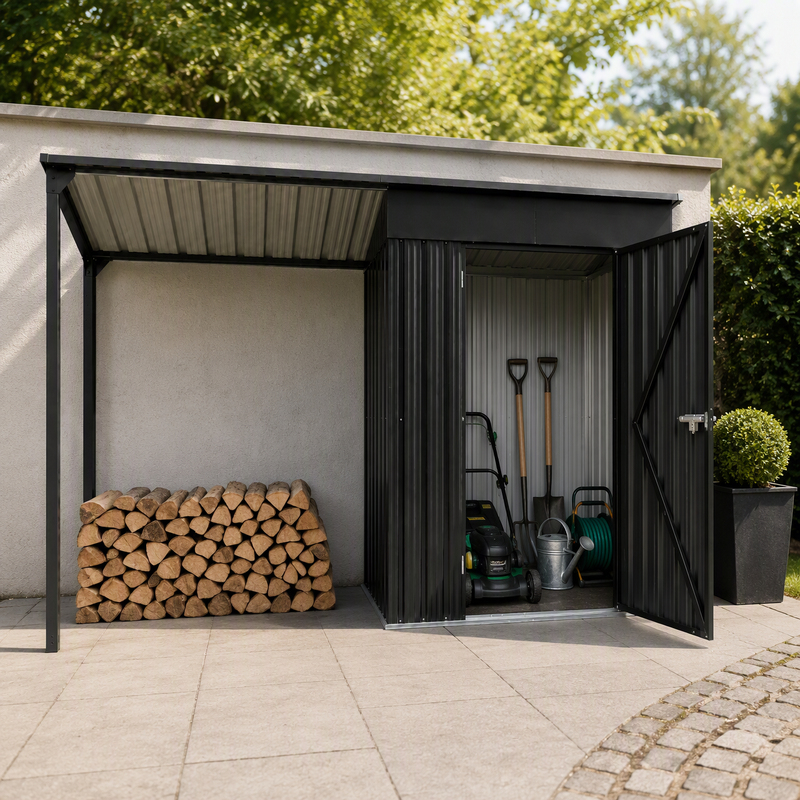 2-in-1 Durable Garden Tool Shed